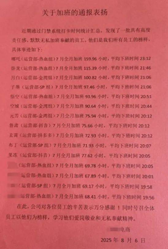 上海一公司通报加班表扬名单<strong></p>
<p>虚拟币汇总</strong>，最高时长近160小时，工作人员称非强制，需申请会有加班费